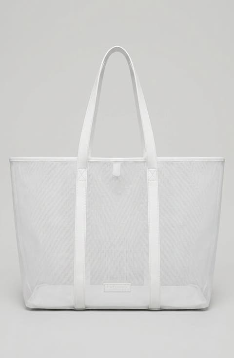 Mesh Tote - White