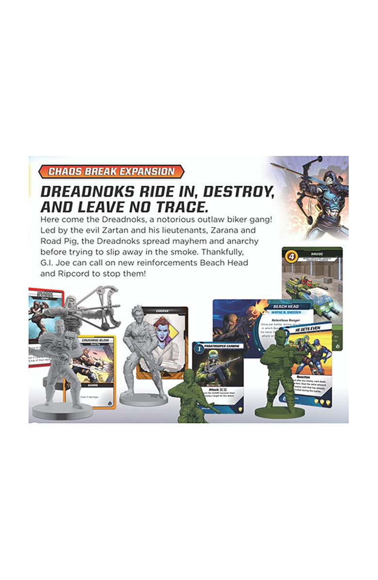Renegade Game Studios G.I. Joe Mission Critical Chaos Break Expansion Rpg Game, Ages 14+, Alternate, color, Multicolored