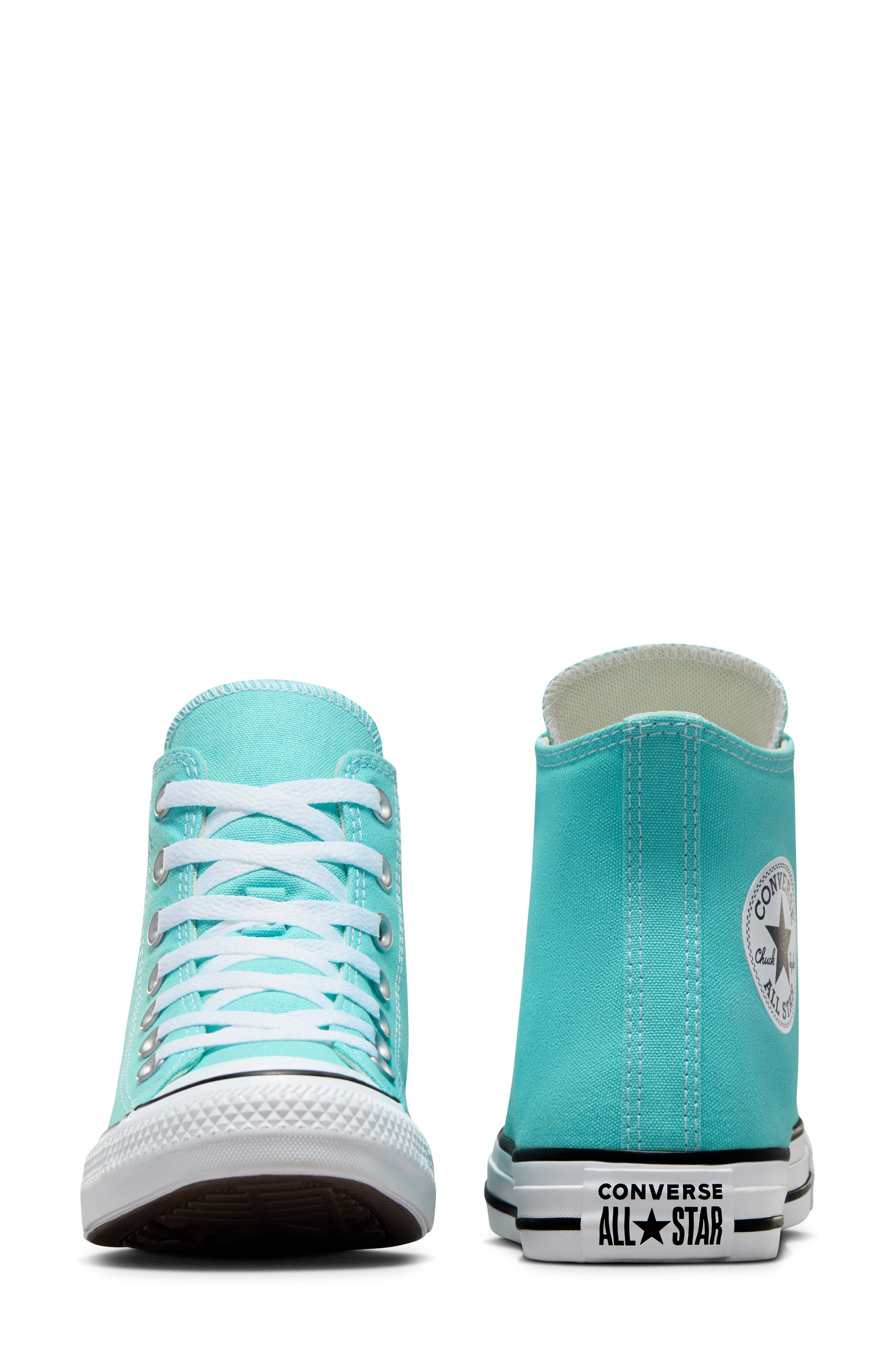 Converse Chuck Taylor<sup>®</sup> All Star<sup>®</sup> High Top Sneaker, Alternate, color, Double Cyan