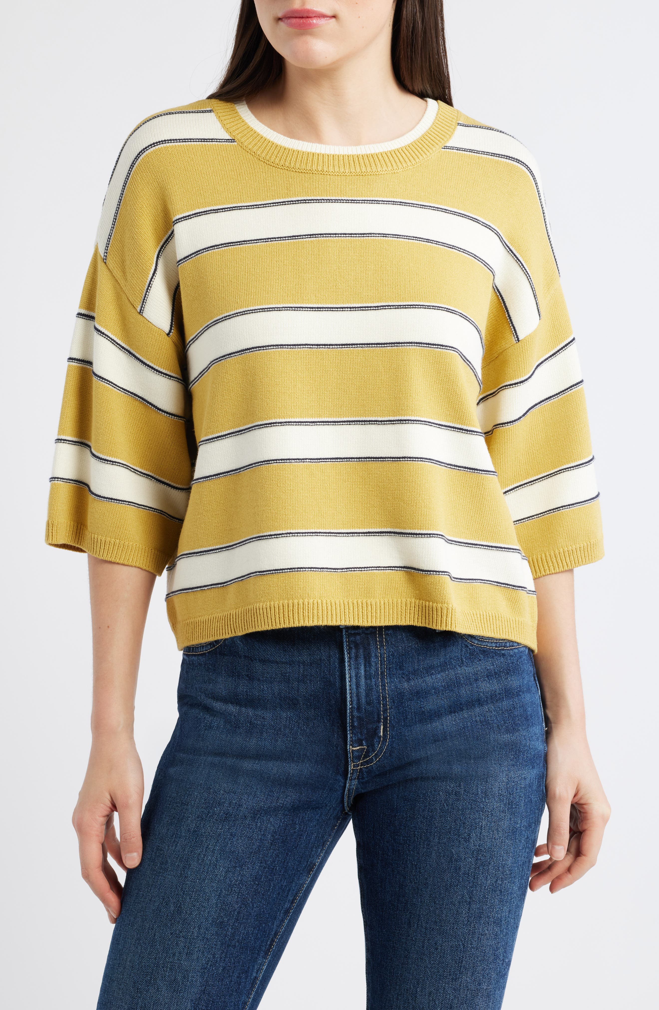 Boxy Stripe Sweater - image 3