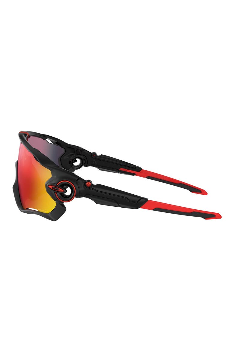 Jawbreaker™ Prizm™ Sport Wrap Shield Sunglasses, Alternate, color, BLACK