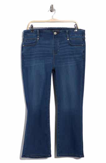 Liverpool Los Angeles Gia Glider Pull-On Crop Flare Jeans