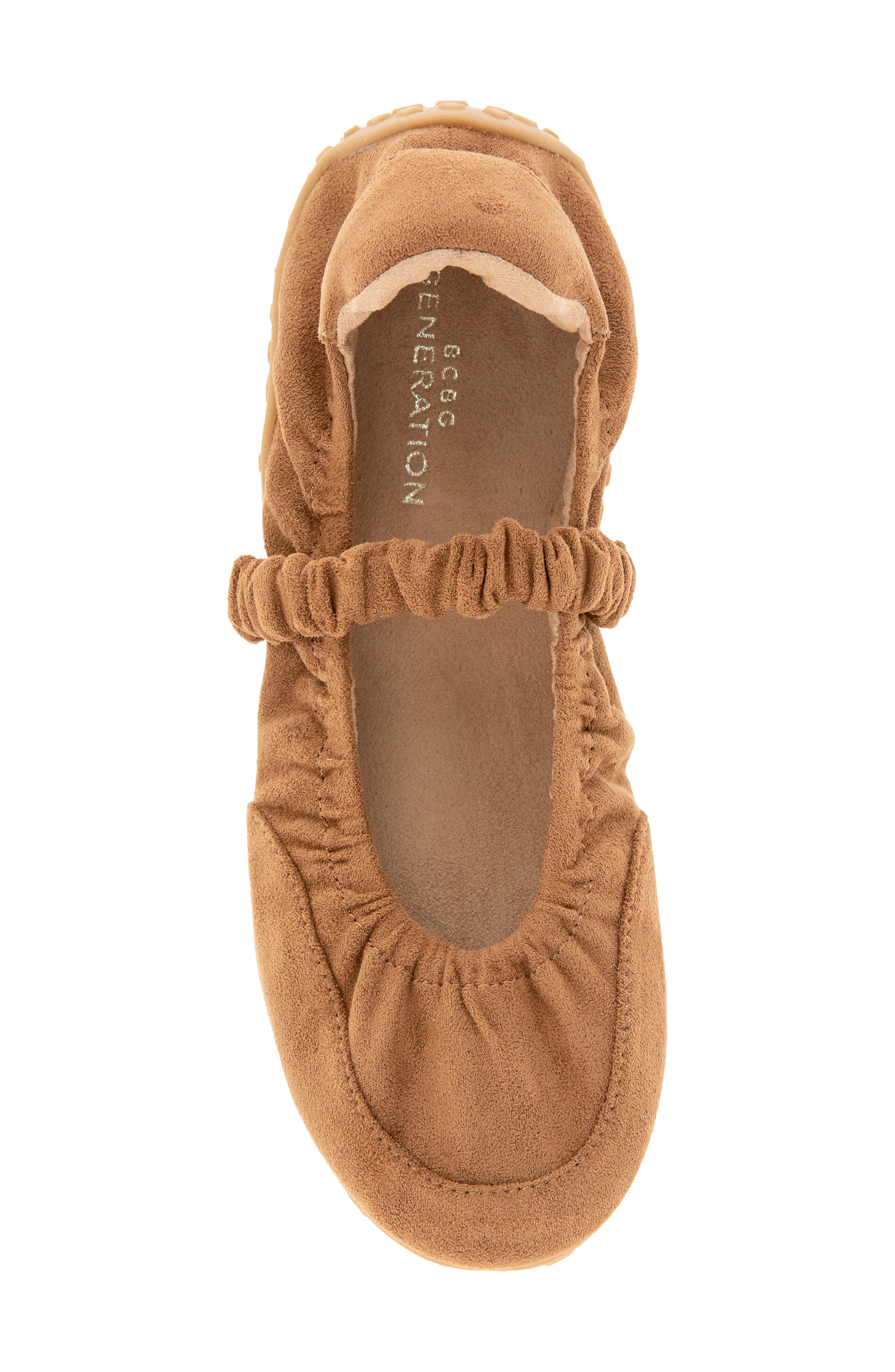 Omaya Mary Jane Flat, Alternate, color, TAN