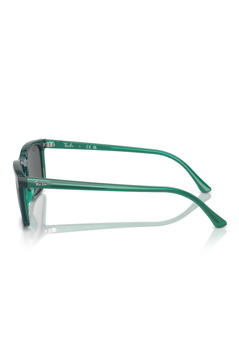 59mm Rectangular Sunglasses, Alternate, color, TRANSPARENT GREEN