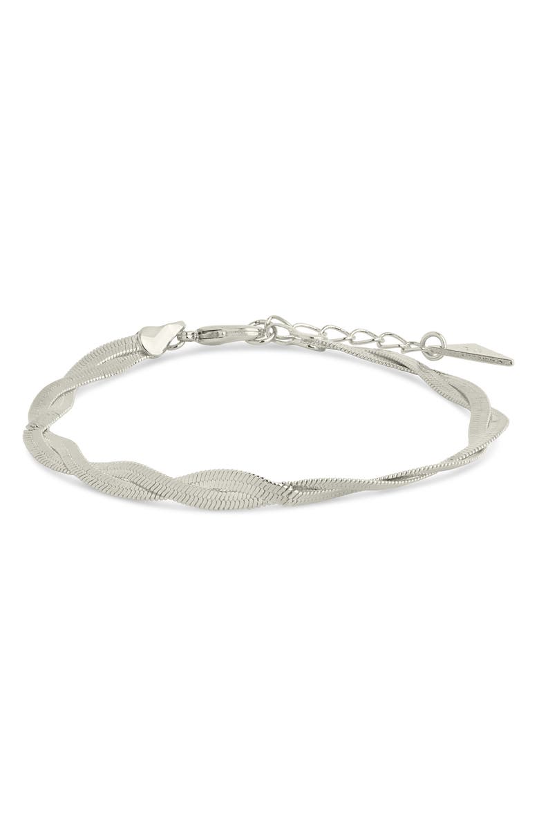 Sterling Forever Oakley Chain Bracelet, Alternate, color, 
