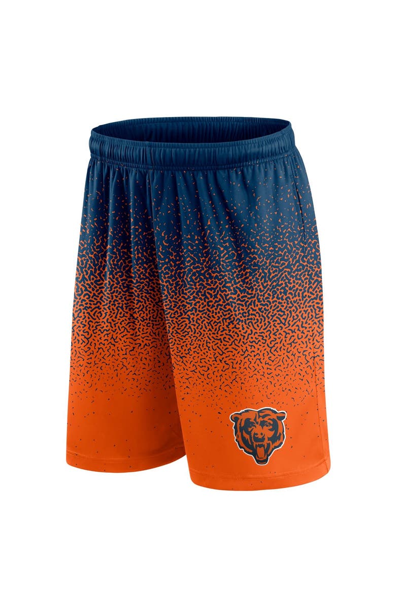FANATICS Men's Fanatics Branded Navy/Orange Chicago Bears Ombre Shorts, Alternate, color, 