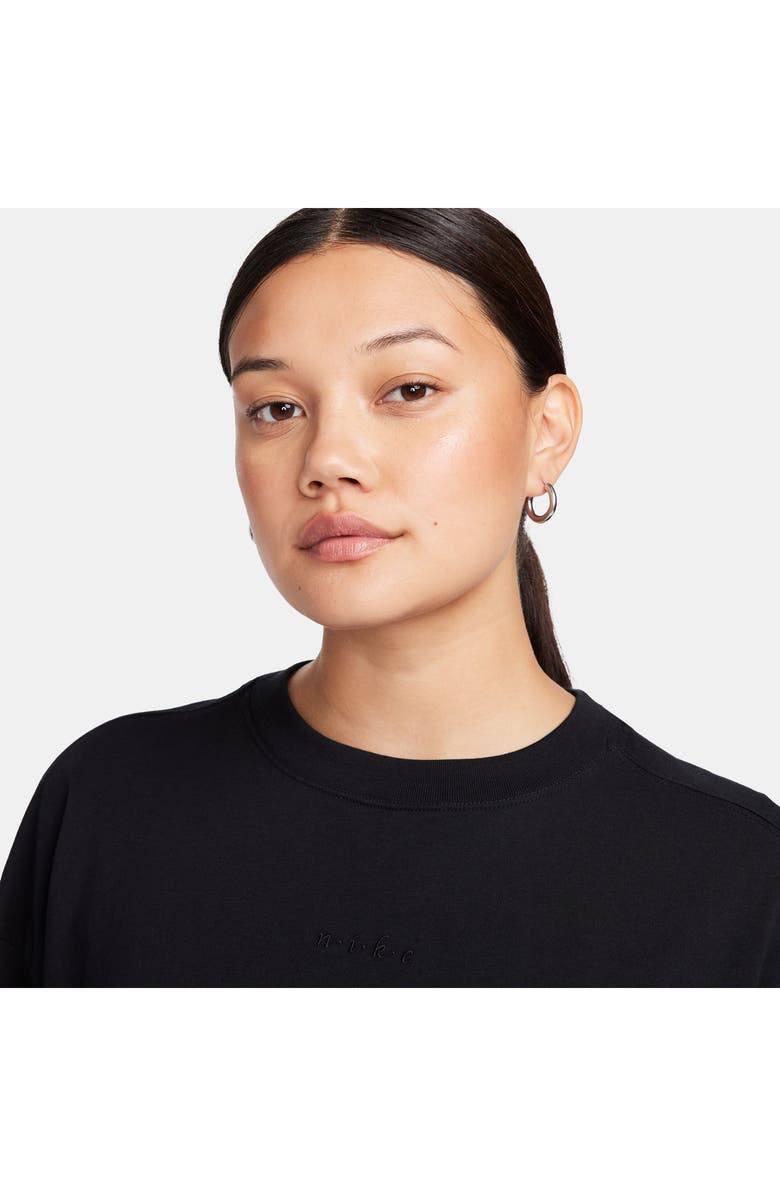 Nike Micro Logo Oversize Long Sleeve T-Shirt, Alternate, color,