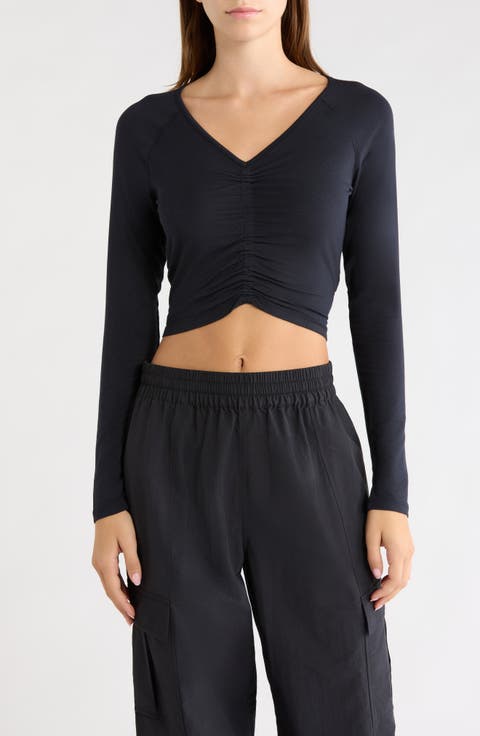 Breeze Ruched Long Sleeve Top