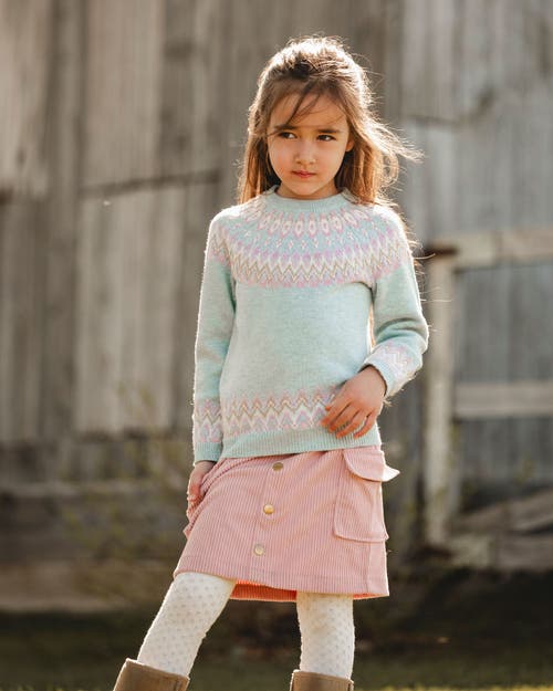 Deux Par Deux Corduroy Skirt With Cargo Pockets In Gold