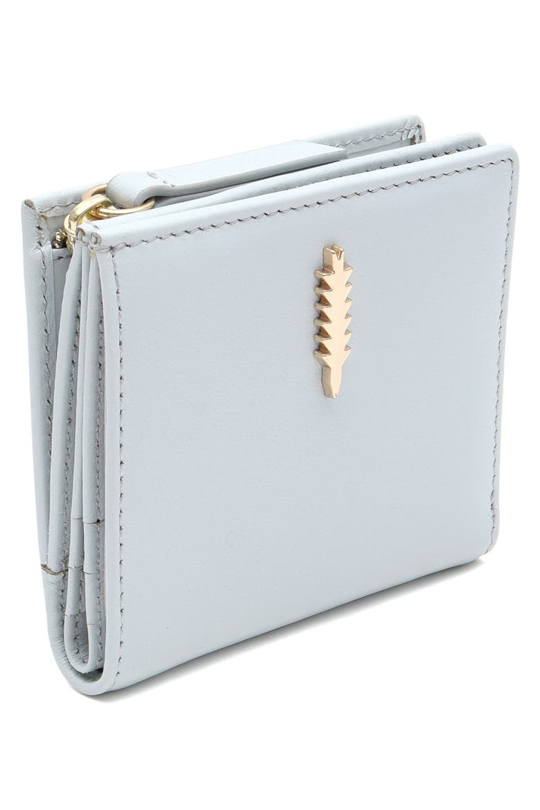 Lexi Bifold Leather Wallet, Alternate, color, MALDIVES BLUE