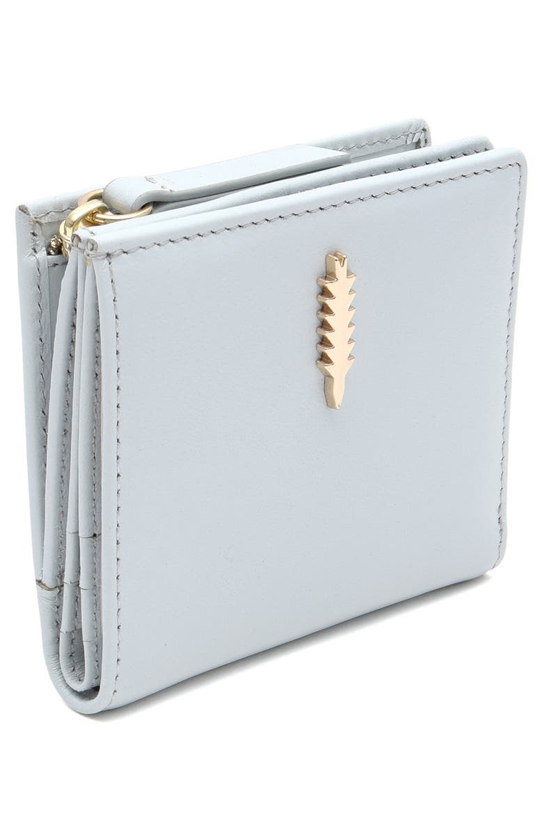 Thacker Lexi Bifold Leather Wallet, Alternate, color, Maldives Blue