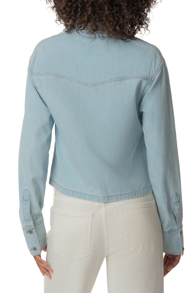 Aubrey Cropped Long Sleeve Button Down Shirt, Alternate, color, ADVANTAGE