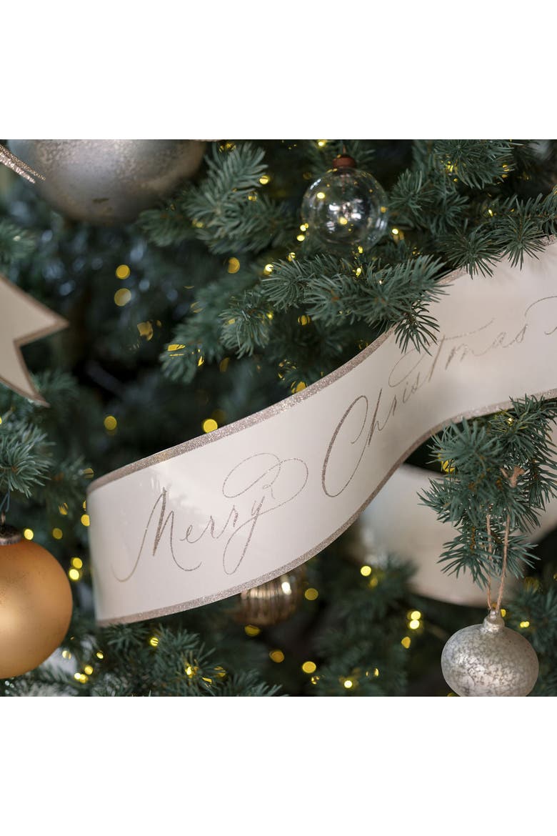 3' Paper Garland, Set of 6, Alternate, color, Crème