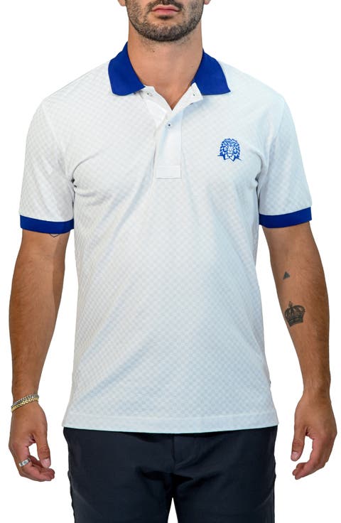 Mozartsquaretip White Cotton Polo