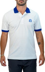 Maceoo Mozartsquaretip White Cotton Polo