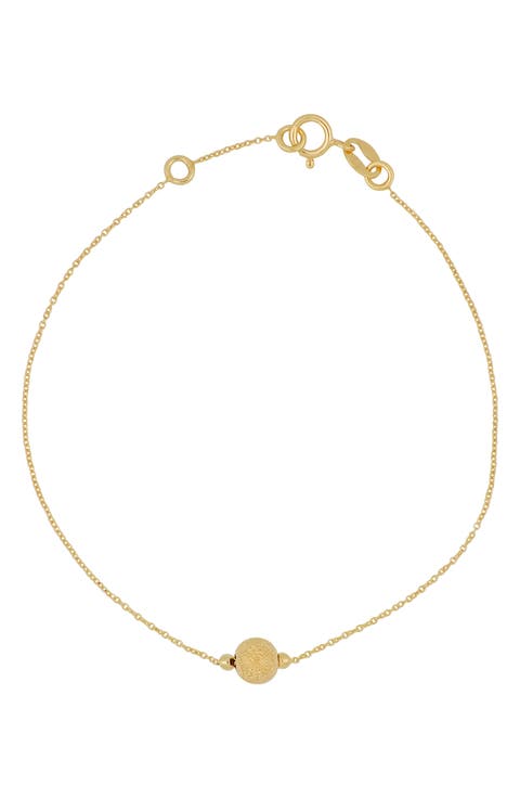 14K Gold Chain Bracelet