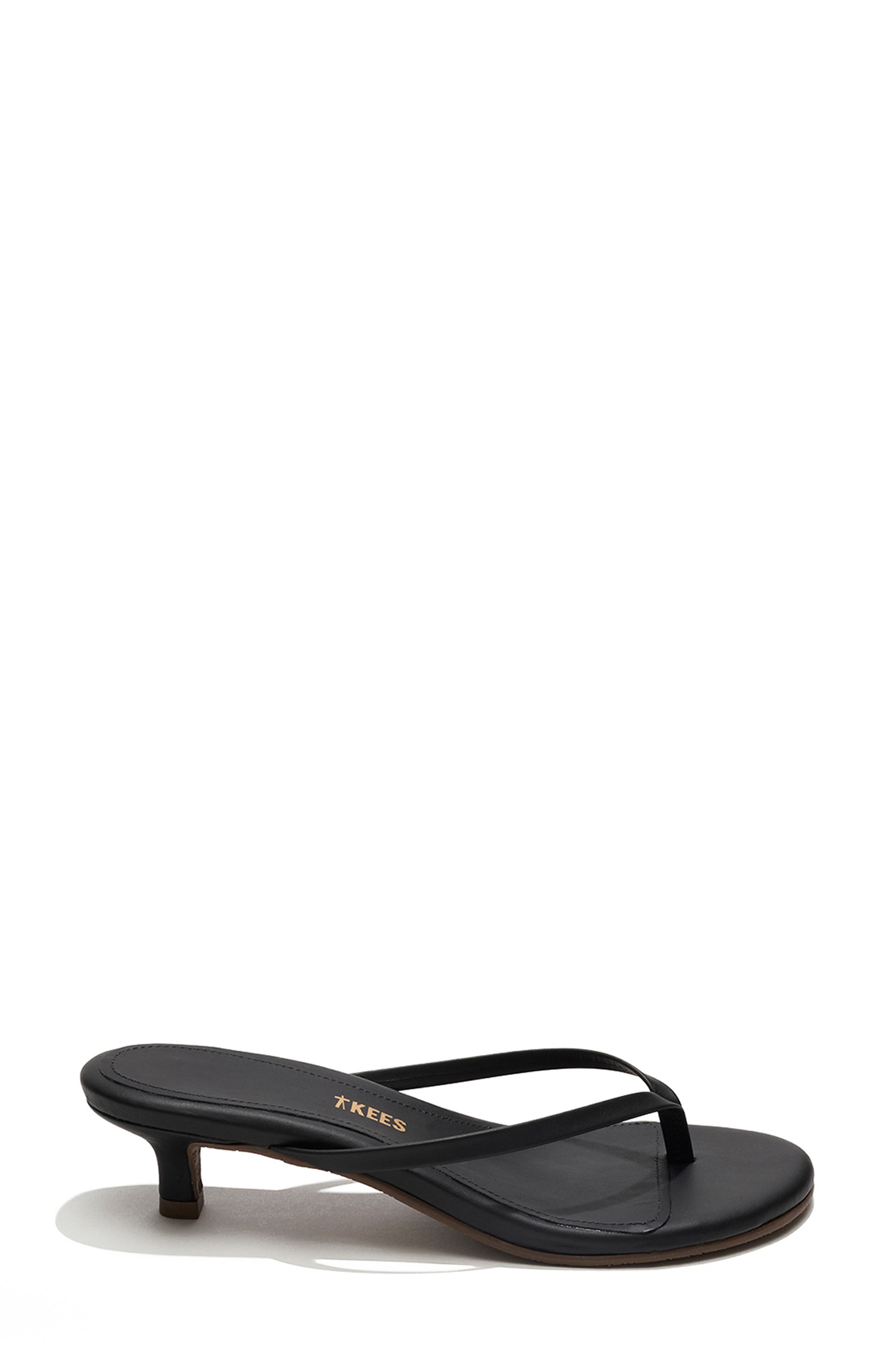 TKEES Julia Kitten Heel Flip Flop, Alternate, color, Sable