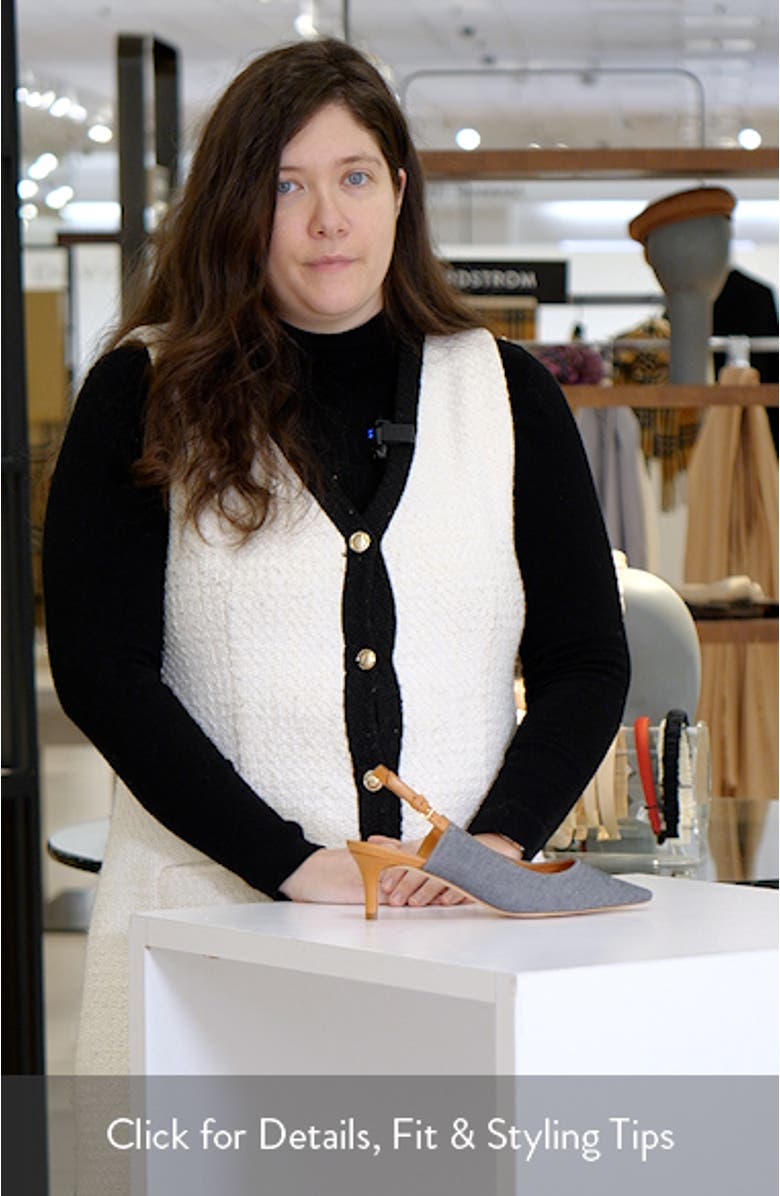 Sylvie Pointed Toe Slingback Pump, sales video thumbnail