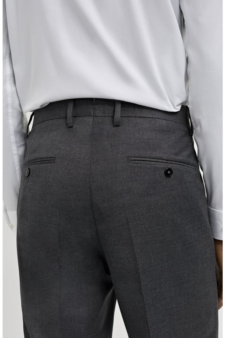Milan Slim Fit Suit Pants, Alternate, color, GREY