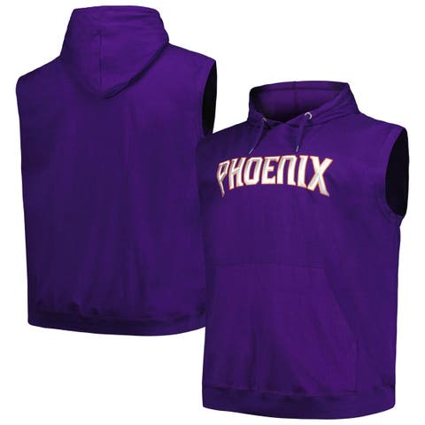 Men's Fanatics Branded Purple Phoenix Suns Big & Tall Jersey Muscle Pullover Hoodie