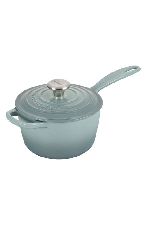 Signature 1.75-Quart Enameled Cast Iron Saucepan
