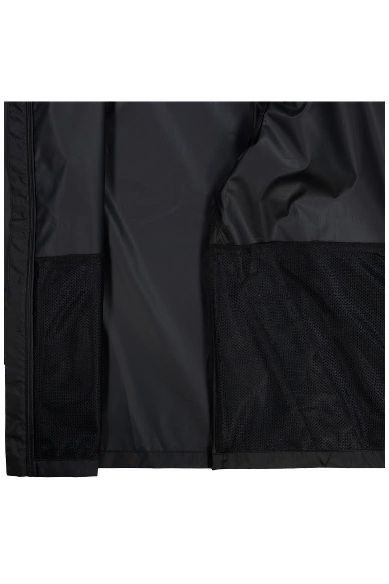 Kids' Madeweather Hooded Windbreaker Jacket, Alternate, color, BLACK