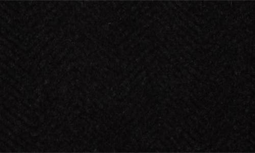 Eileen Fisher High Collar Short Wool Coat In Black