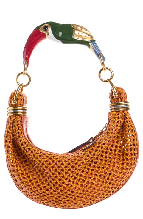 Bracelet Woven Leather Shoulder Bag