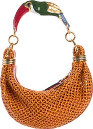 Chloé Bracelet Woven Leather Shoulder Bag
