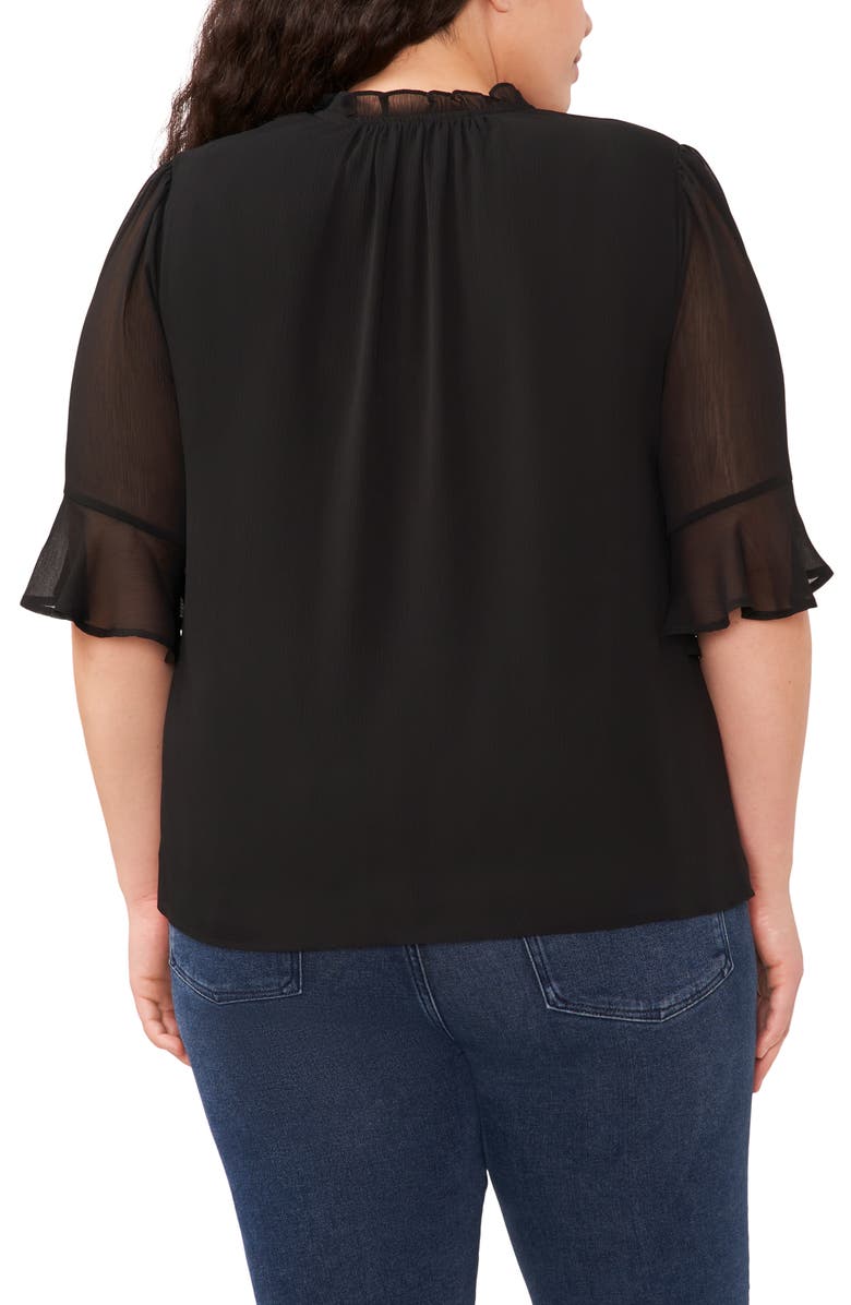 CeCe Short Sleeve V-Neck Top, Alternate, color, 