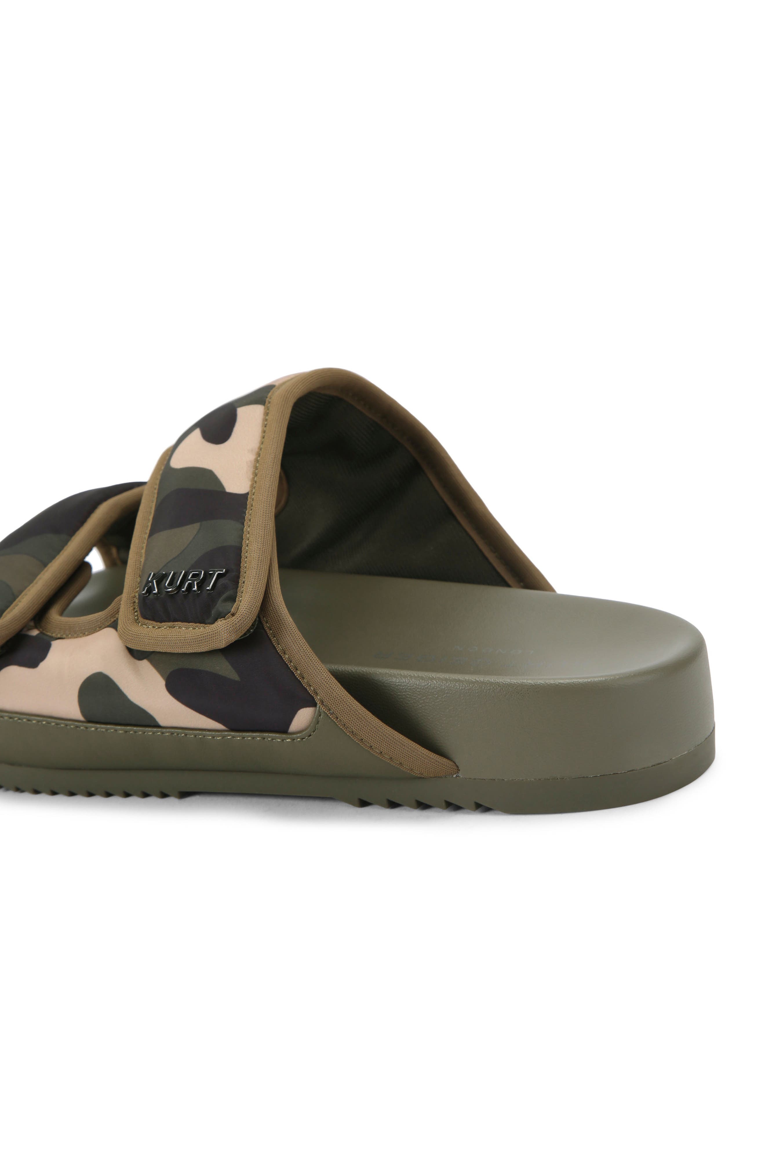 Kurt Geiger London Puff Slide Sandal, Alternate, color, Dark Green