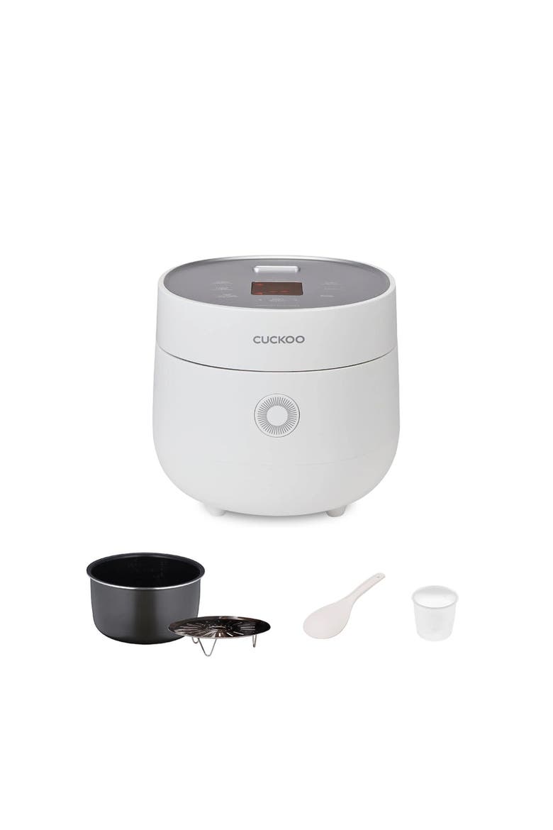 6-Cup (Uncooked) Micom Rice Cooker with Nonstick Inner Pot, Alternate, color, White