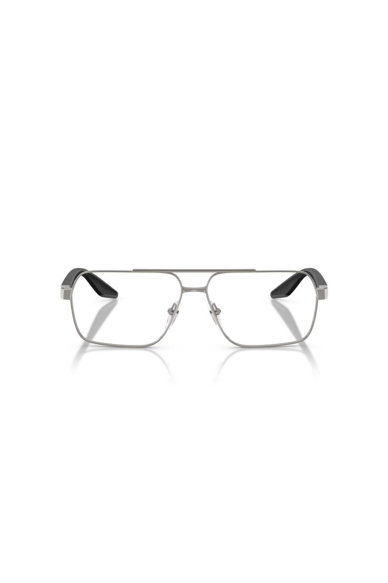 59mm Rectangle optical glasses, Alternate, color, Grey