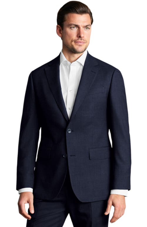 CHARLES TYRWHITT CHARLES TYRWHITT SLIM FIT END ON END ULTIMATE PERFORMANCE SUIT JACKET