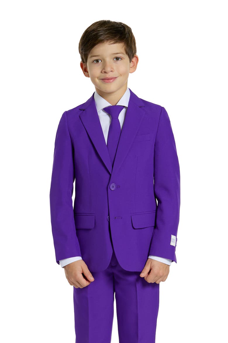 Kids' Purple Prince 3-Piece Suit with Tie, Alternate, color, PURPLE