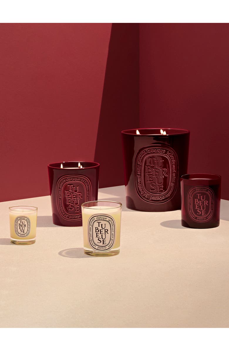 Diptyque Tubereuse (Tuberose) Scented Candle, Alternate, color, Clear Vessel