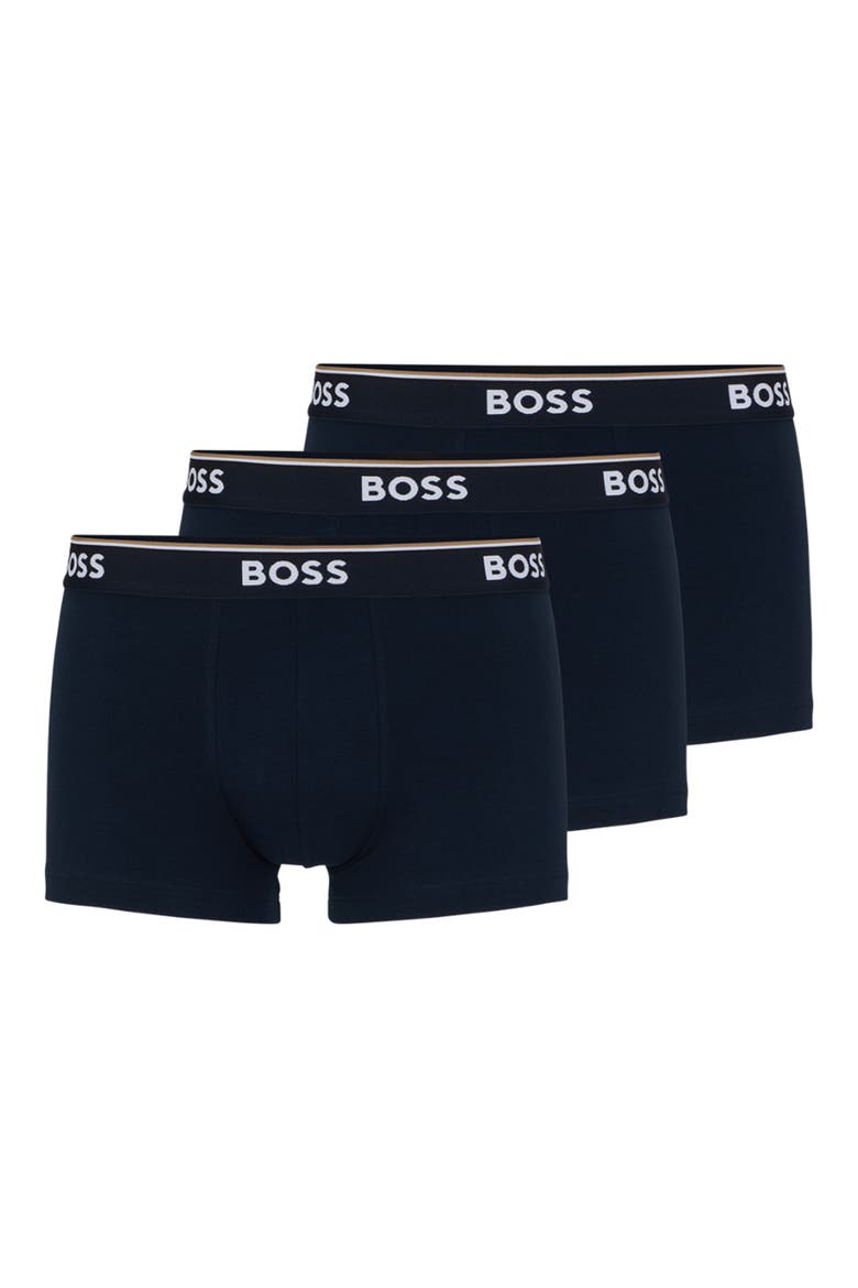 3-Pack Power Stretch Cotton Trunks, Main, color, OPEN BU
