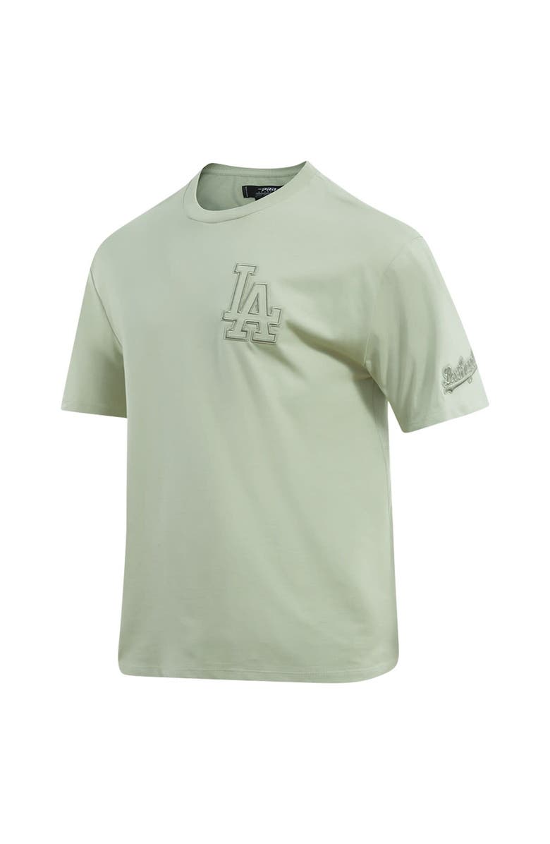 PRO STANDARD Men's Pro Standard Mint Los Angeles Dodgers Neutral CJ Dropped Shoulders T-Shirt, Alternate, color, 