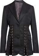 Simone Rocha Grommet Ring Hem Slice Jacket