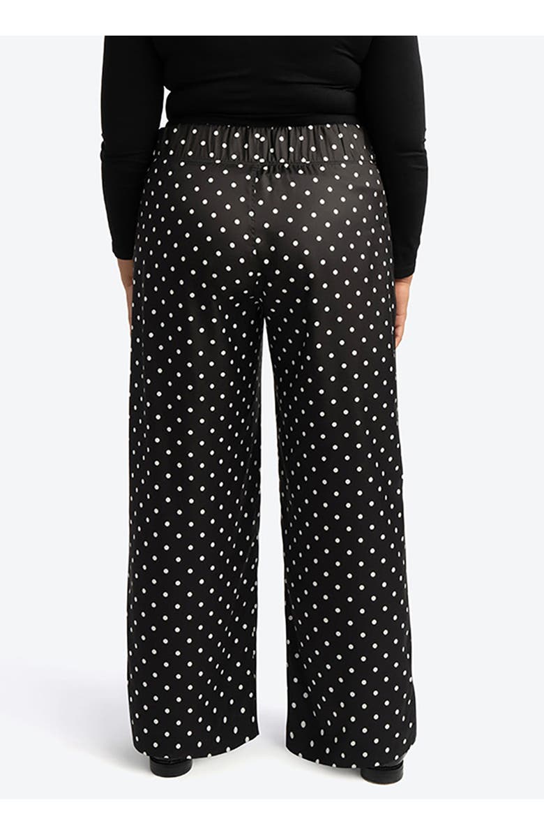 SEE ROSE GO Wide Leg Timeless Dot Pant Plus Size, Alternate, color, Timeless Dot