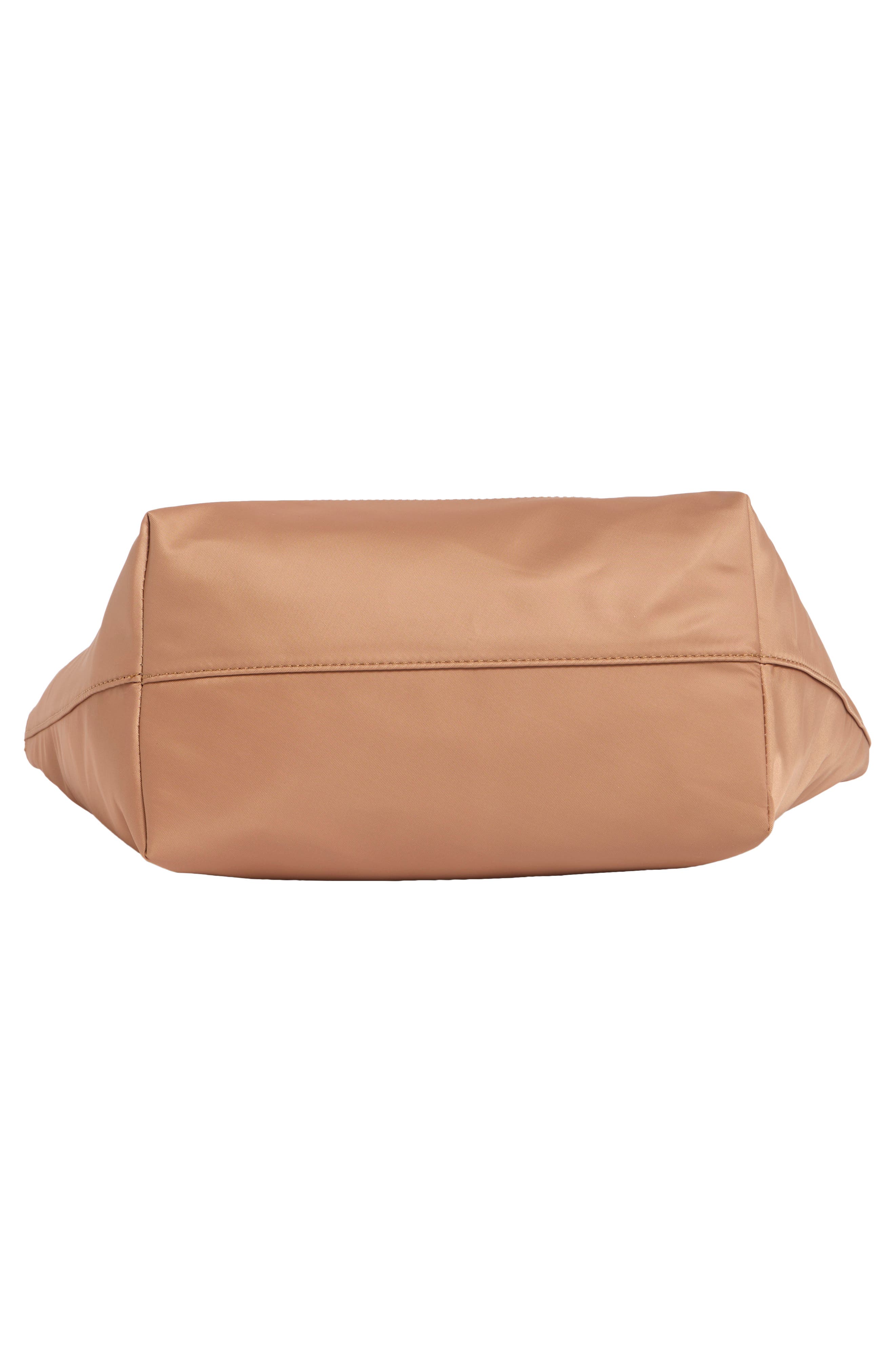 Nylon Tote with Pencil Case, Alternate, color, BROWN SUGAR / MOOSE