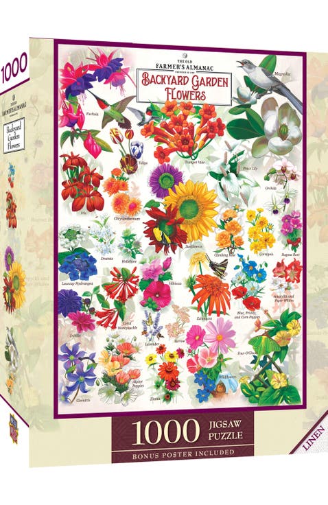 Garden Flowers 1000 Piece Jigsaw Puzzle