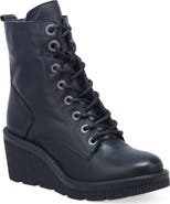 Miz Mooz Adrienn Leather Wedge Bootie