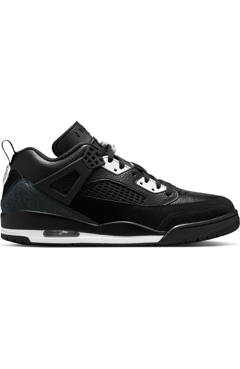 Jordan Spizike Low Sneaker, Alternate, color, Black/White