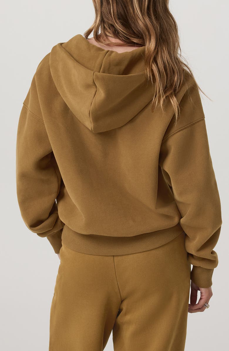 Vuori Restore Half Zip Hoodie, Alternate, color, Rum