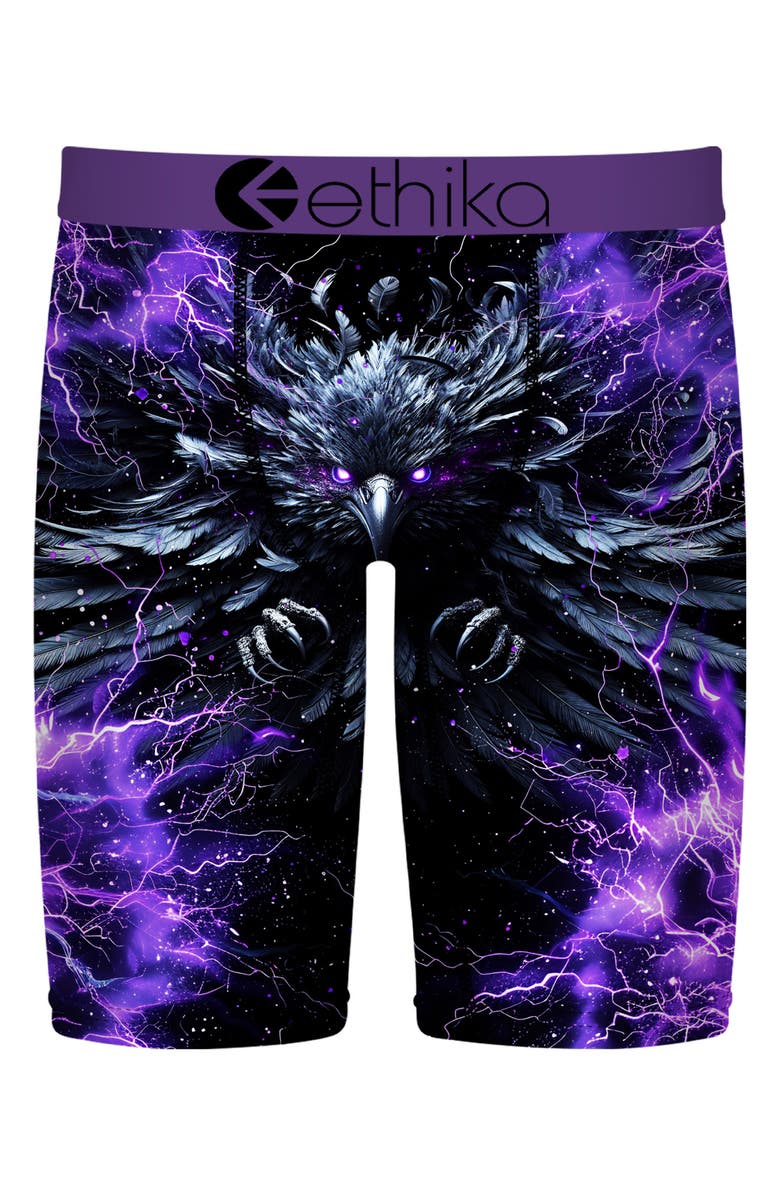 Ethika Kids' Flock Boxer Briefs, Main, color, Flock