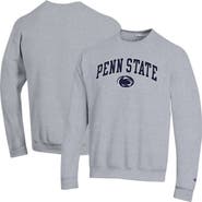 Champion Men's Champion  Heather Gray Penn State Nittany Lions Arch Over Logo Pullover Sweatshirt