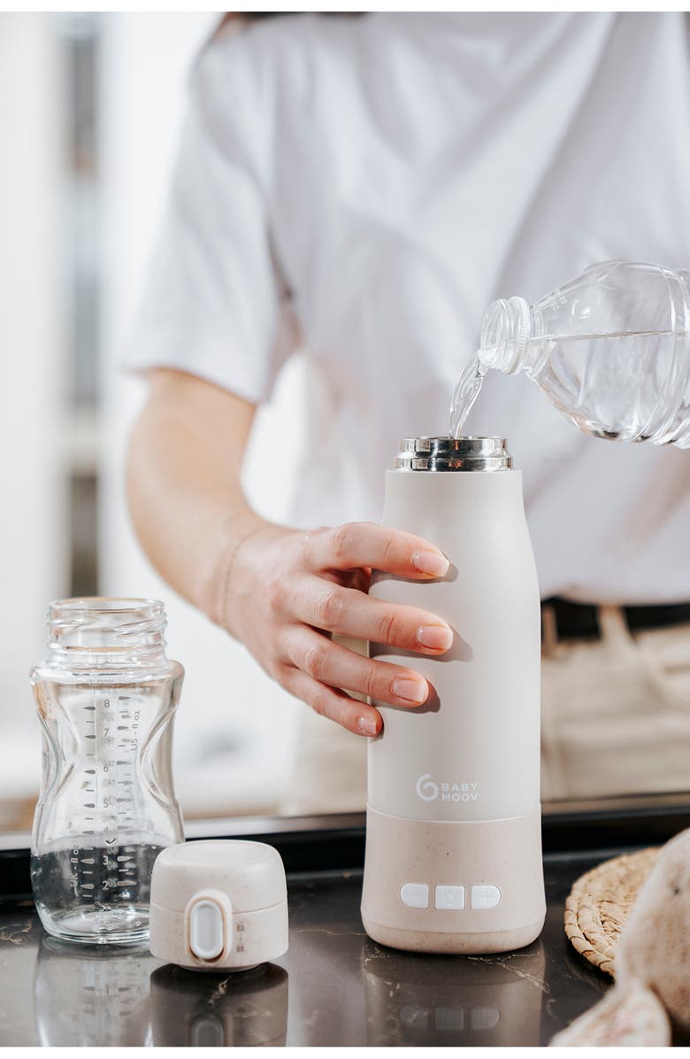 Babymoov Moov N Feed Portable Bottle Warmer, Alternate, color, Off White