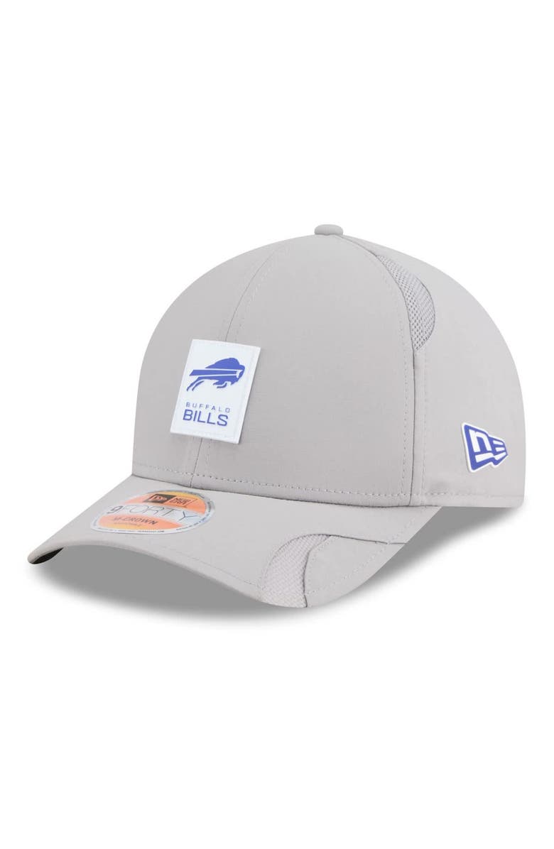 New Era Men's New Era Gray Buffalo Bills 2025 Sideline  M-Crown 9FORTY Adjustable Hat, Main, color, Gray