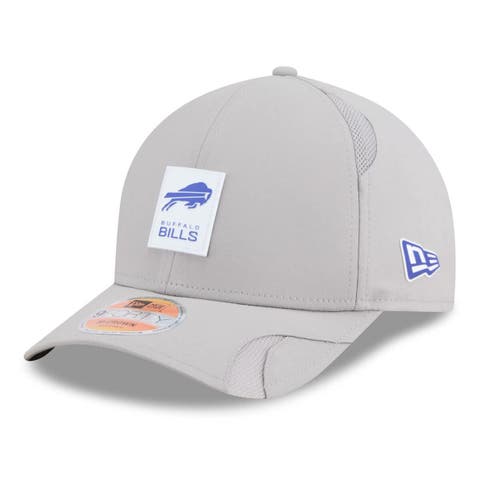 Men's New Era Gray Buffalo Bills 2025 Sideline  M-Crown 9FORTY Adjustable Hat